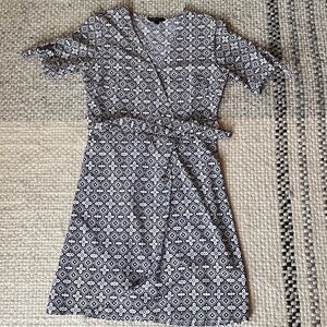 Banana Republic Patterned Wrap Dress